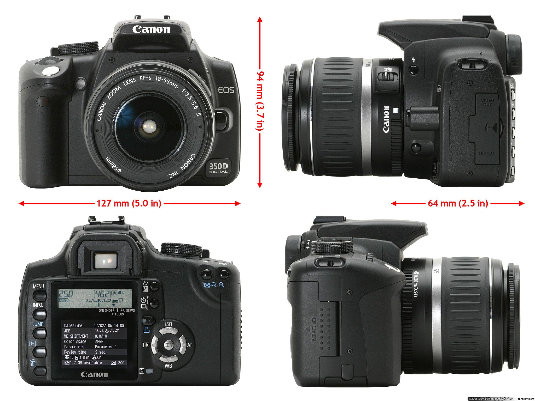 Bientot le Canon EOS 350D.